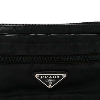 Prada Tessuto Nylon Saffiano Belt Bag Black 8 of 11