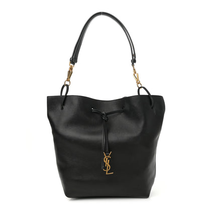 Saint Laurent Lambskin Paris VII Pochon Black 1 of 14