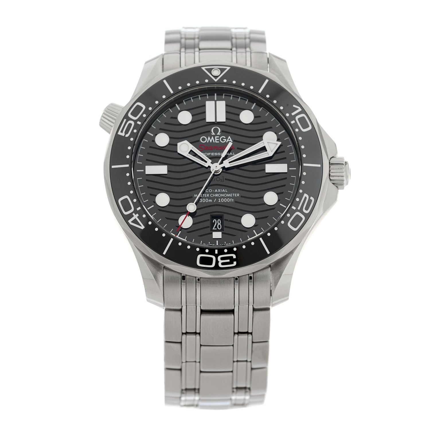 Omega Stainless Steel 42mm Seamaster Diver 300M Co-Axial Automatic Watch Black 210.30.42.20.01.001 1 of 5