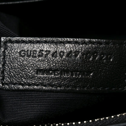 Saint Laurent Calfskin Y Quilted Monogram Large Loulou Chain Satchel Black 13 of 19