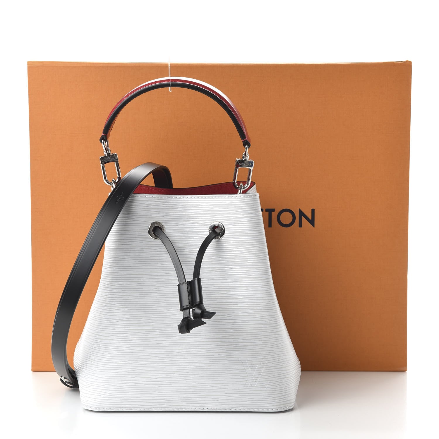 Louis Vuitton Epi Neonoe Black White Scarlet 11 of 11