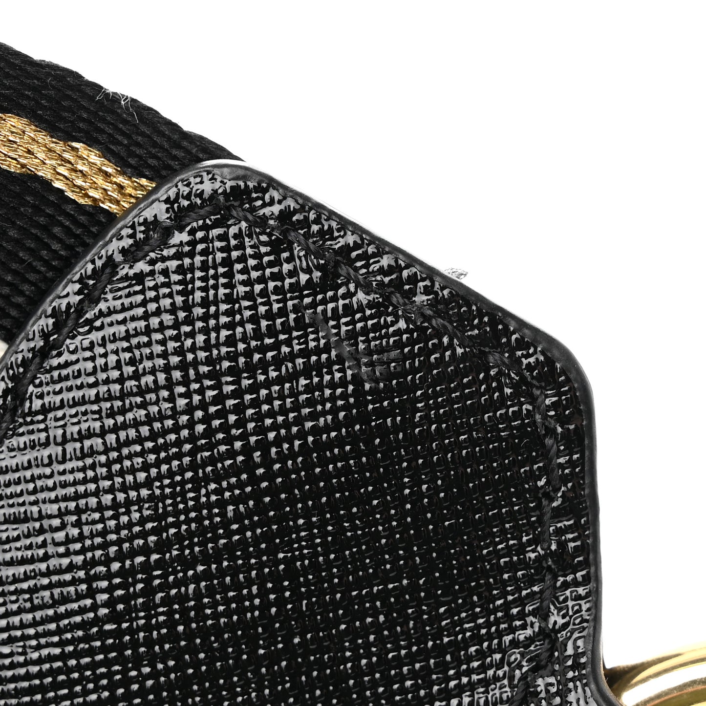 Saffiano Small Snapshot Camera Bag Black Multicolor