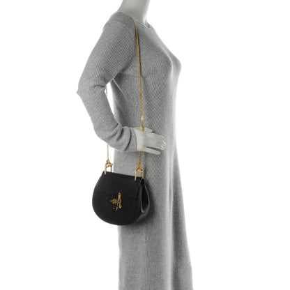 Chloe Grained Lambskin Mini Drew Shoulder Bag Black 2 of 7