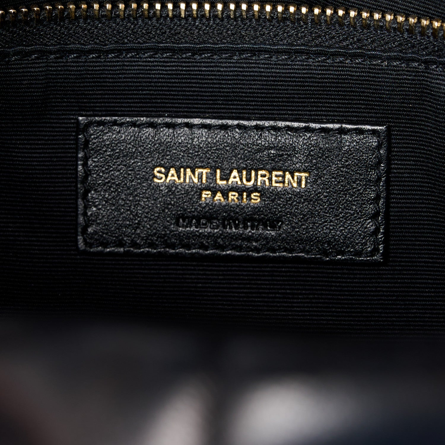 Saint Laurent Lambskin Quilted Small Loulou Puffer Monogram Chain Satchel Black 7 of 11