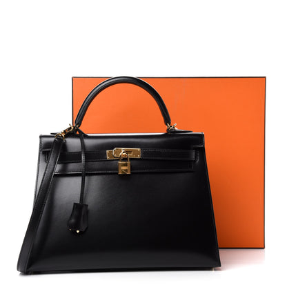 Hermes Box Kelly Sellier 32 Black 12 of 12