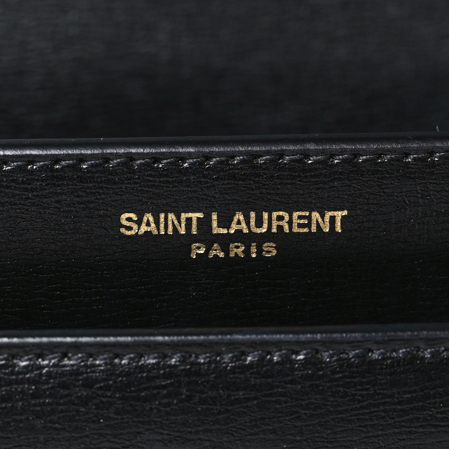 Saint Laurent Calfskin Medium Monogram Sunset Black 6 of 8