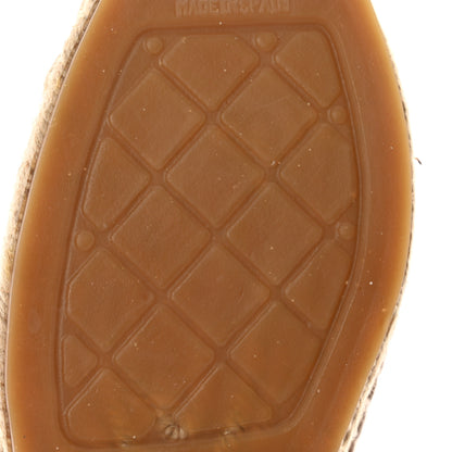 Chanel Lambskin CC Espadrilles 38 Beige Black 12 of 17