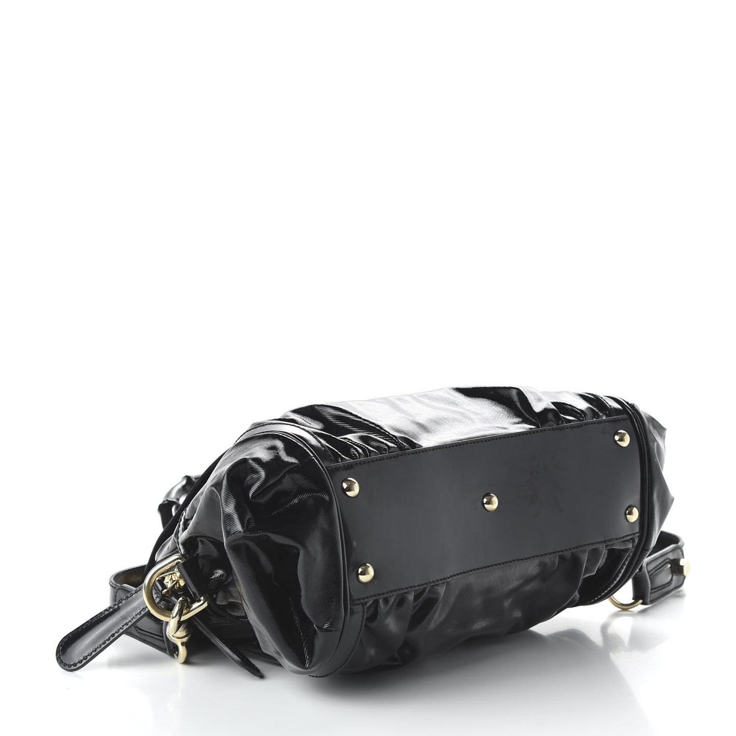 Dialux Pop Bamboo Top Handle Tote Black