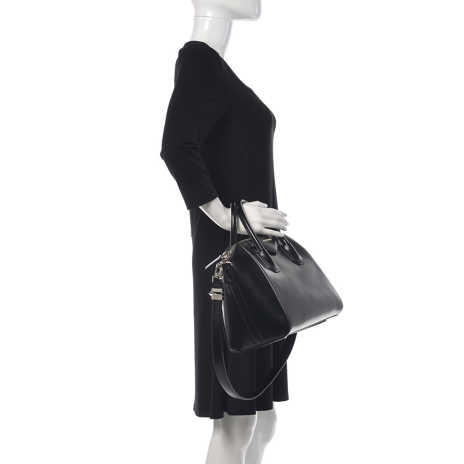 Givenchy Shiny Lord Calfskin Small Antigona Black 3 of 15