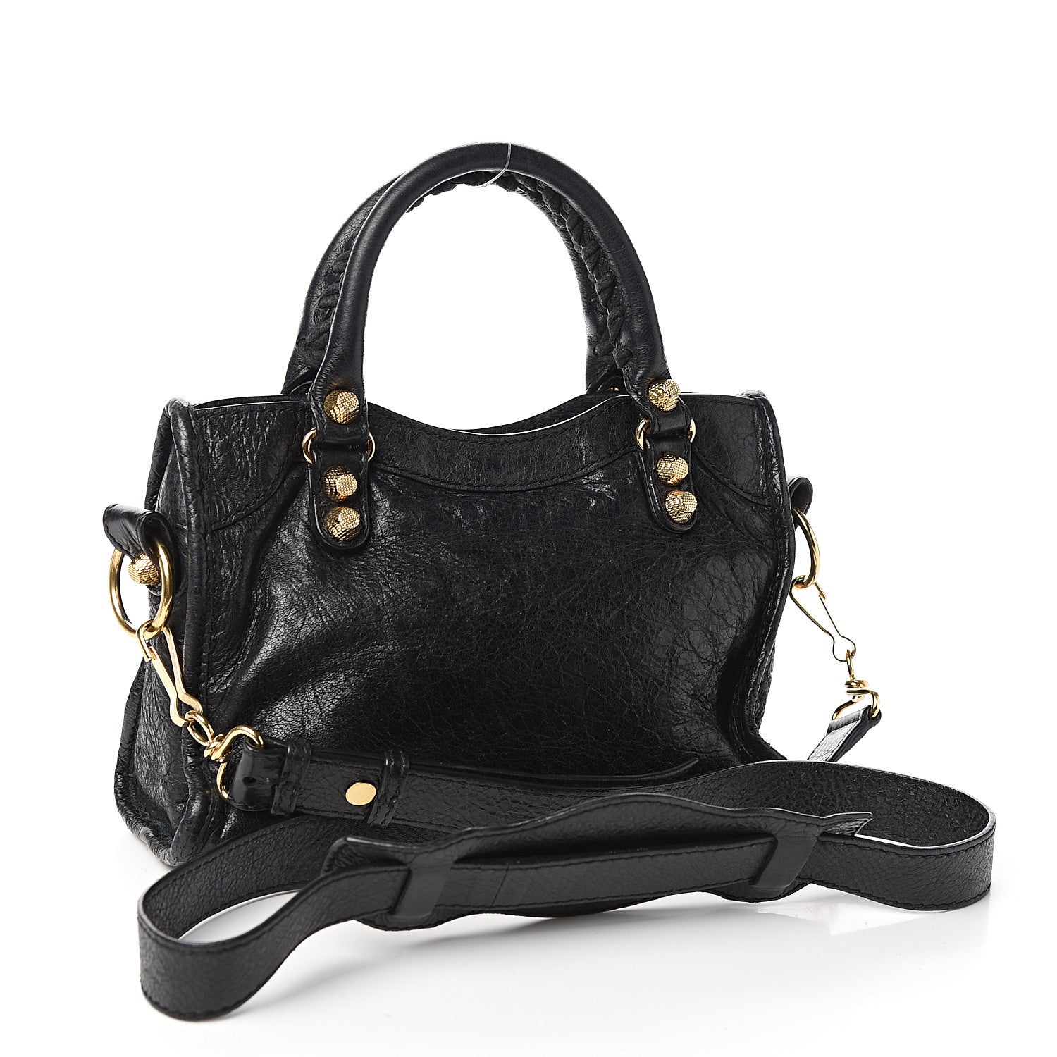 Balenciaga Agneau Giant 12 Gold Hardware Mini City Black 2 of 11