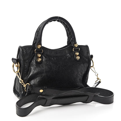 Balenciaga Agneau Giant 12 Gold Hardware Mini City Black 2 of 11