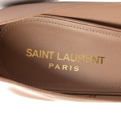 Saint Laurent Patent Calfskin Zoe 85 Pumps 39 Nude 7 of 9