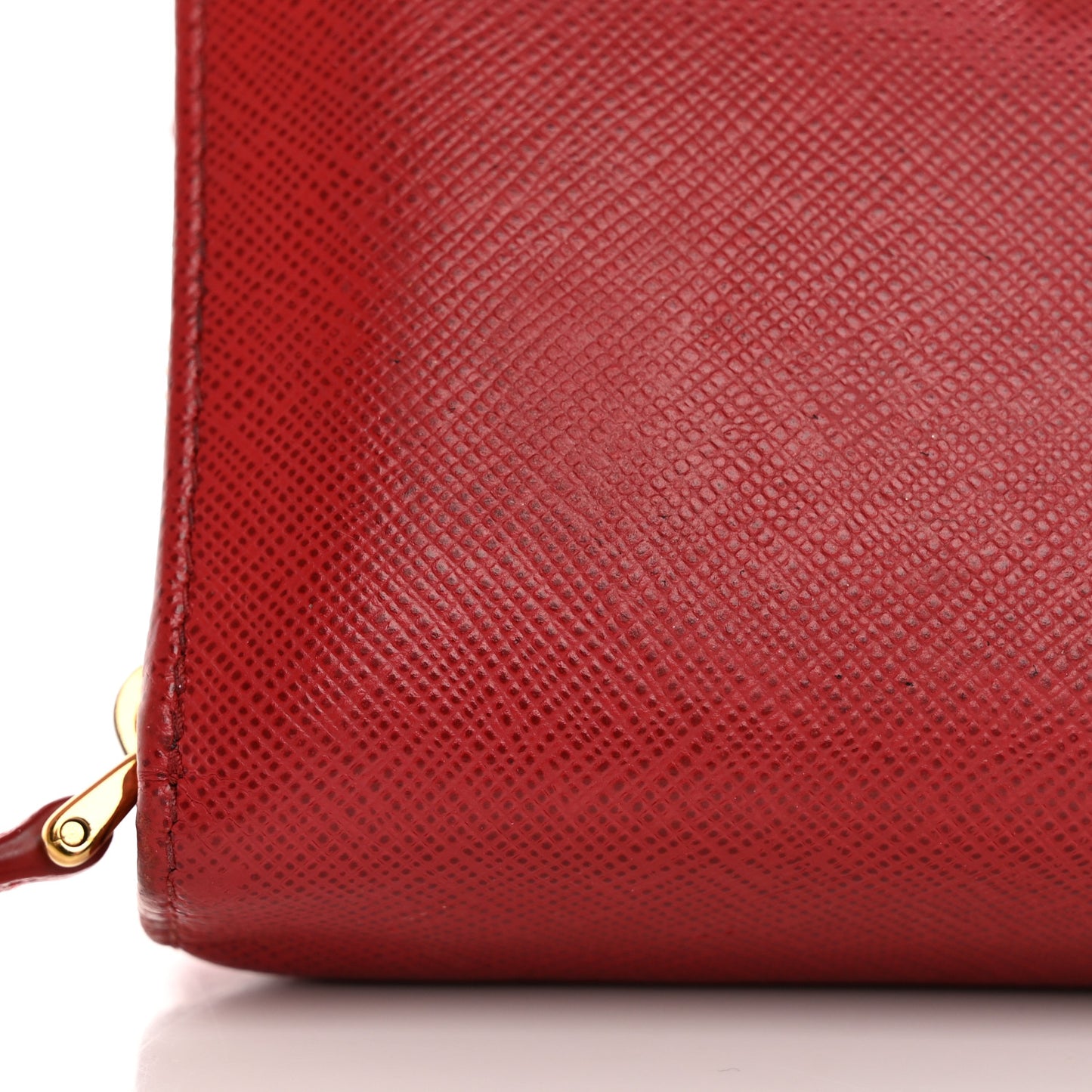 Saffiano Metal Compact Wallet Fuoco