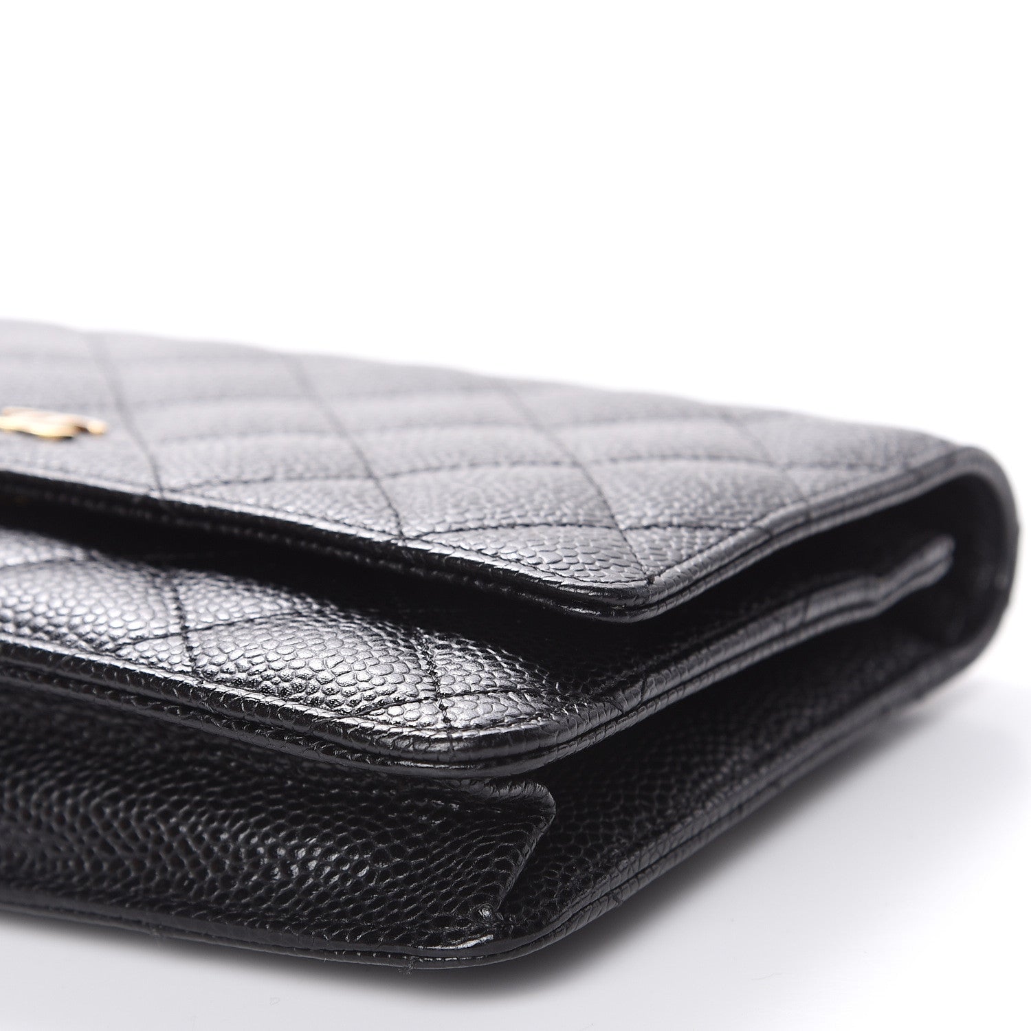 Chanel Caviar Quilted Wallet On Chain WOC Black 10 of 15