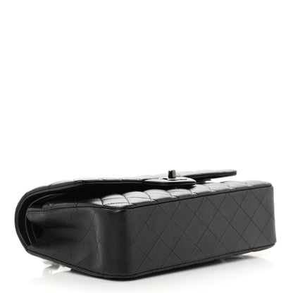 Chanel Lambskin Quilted Medium Double Flap So Black 4 of 18