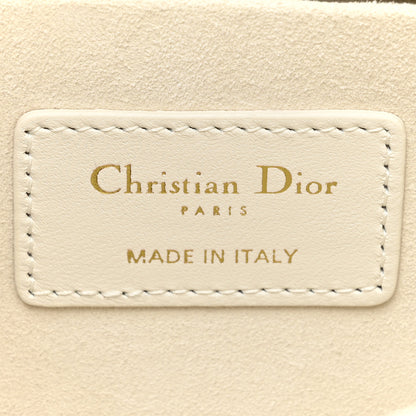 Christian Dior Lambskin Cannage Medium Lady D-Joy White 6 of 8