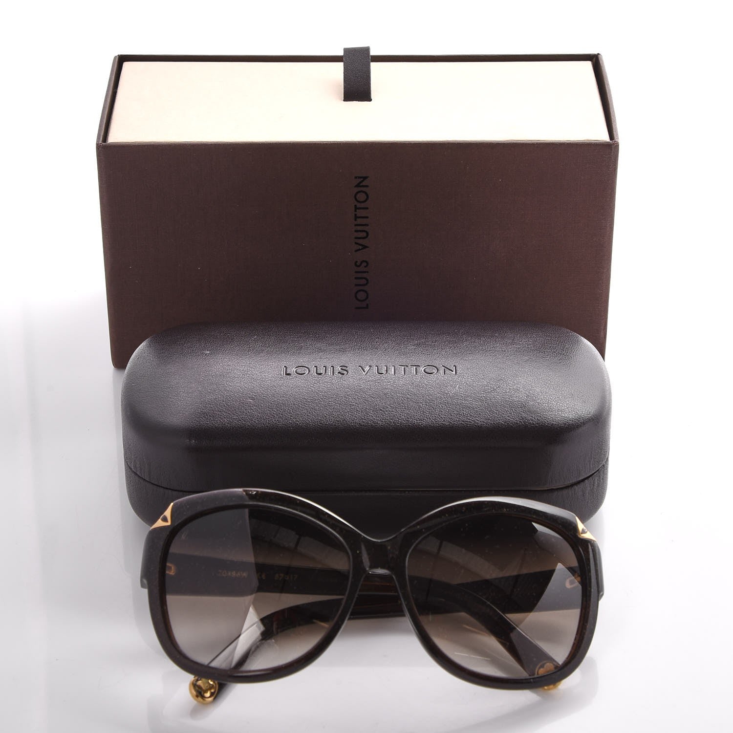 Louis Vuitton Hortensia Z0486W Sunglasses Brown Glitter 11 of 11