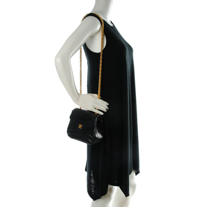 Chanel Lambskin Mini Single Flap Black 2 of 9