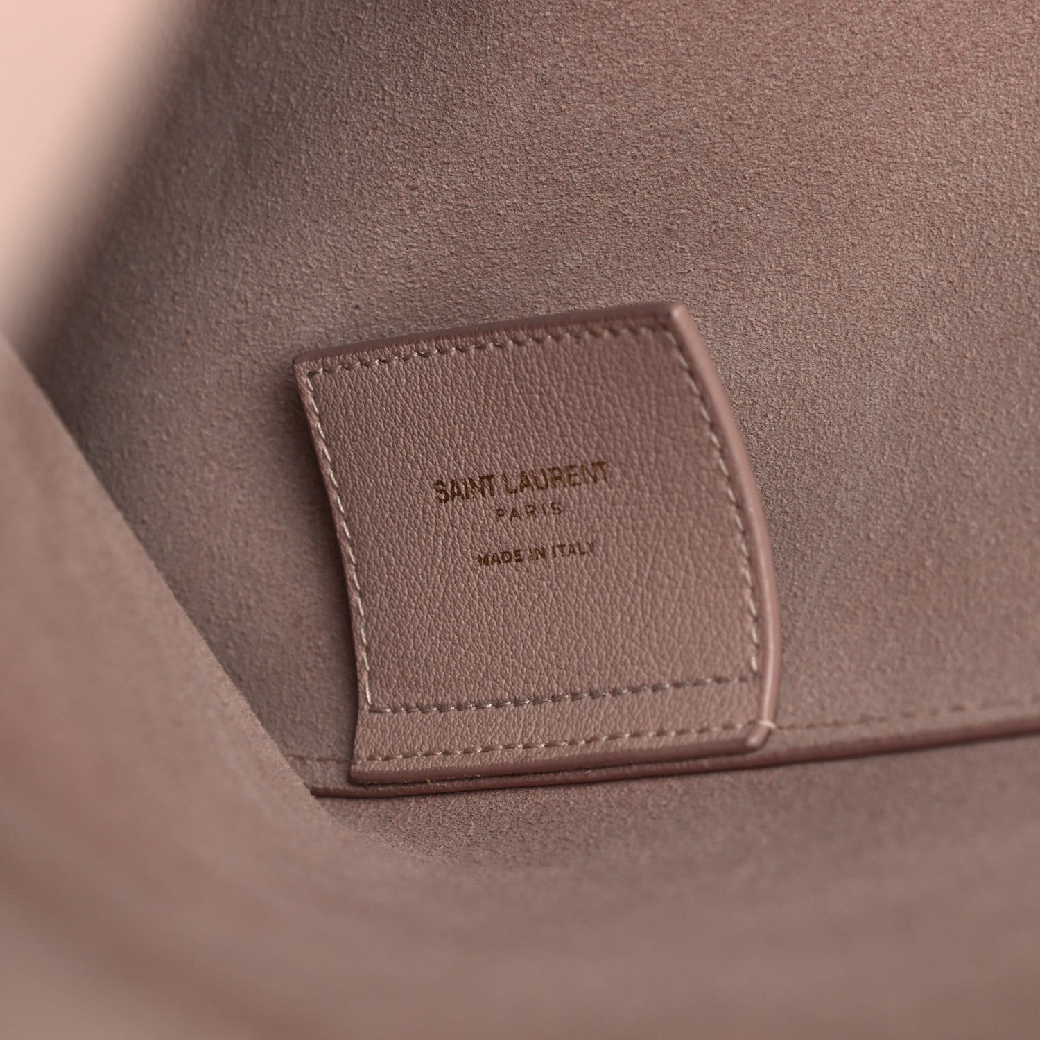 Saint Laurent Calfskin Large Shopping Tote Pale Blush 6 of 16