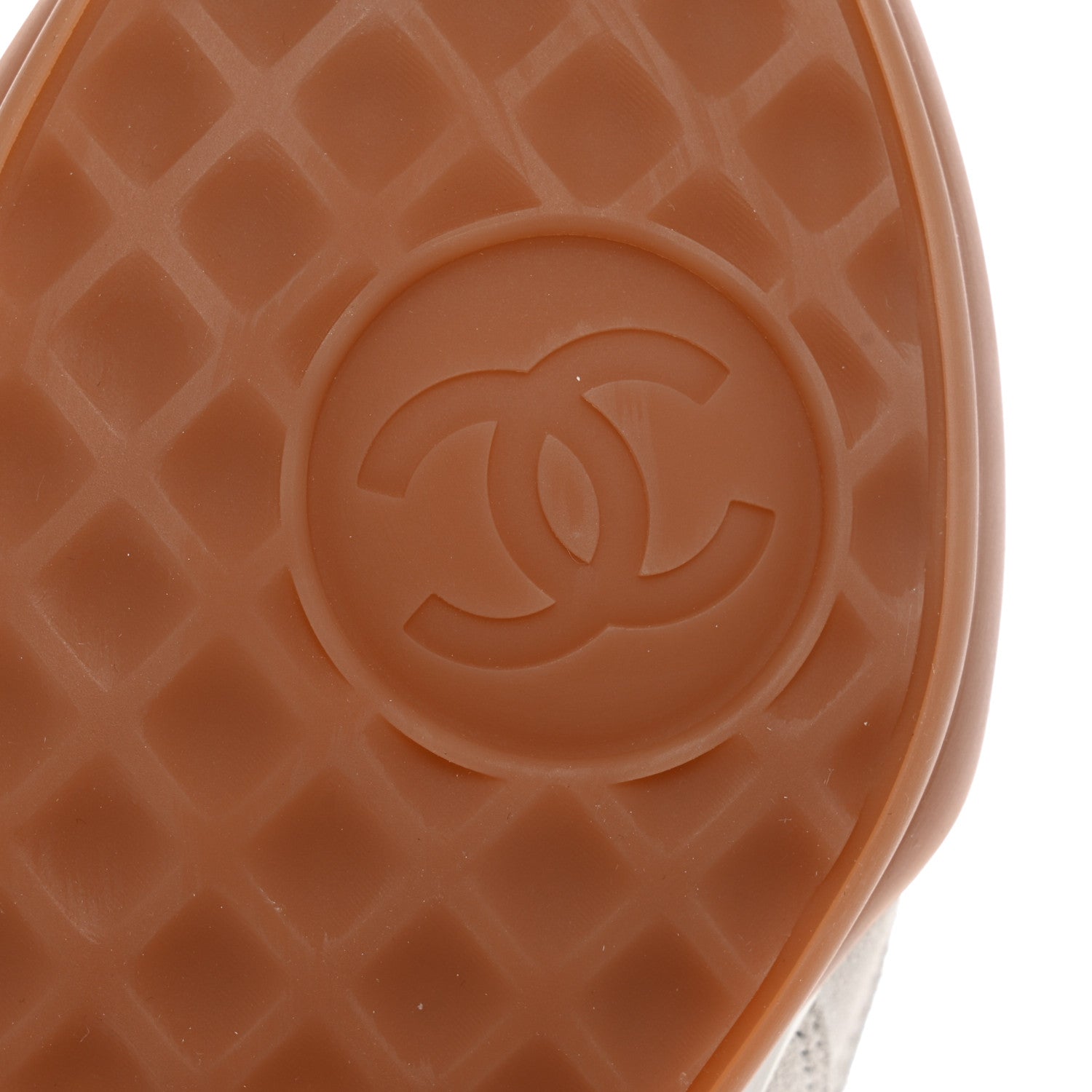 Chanel Suede Calfskin Quilted Sneakers 38 White 8 of 11