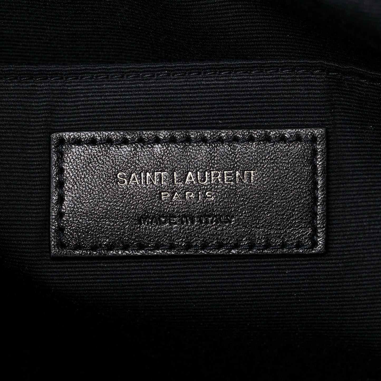 Calfskin Matelasse Monogram Lou Camera Bag Black