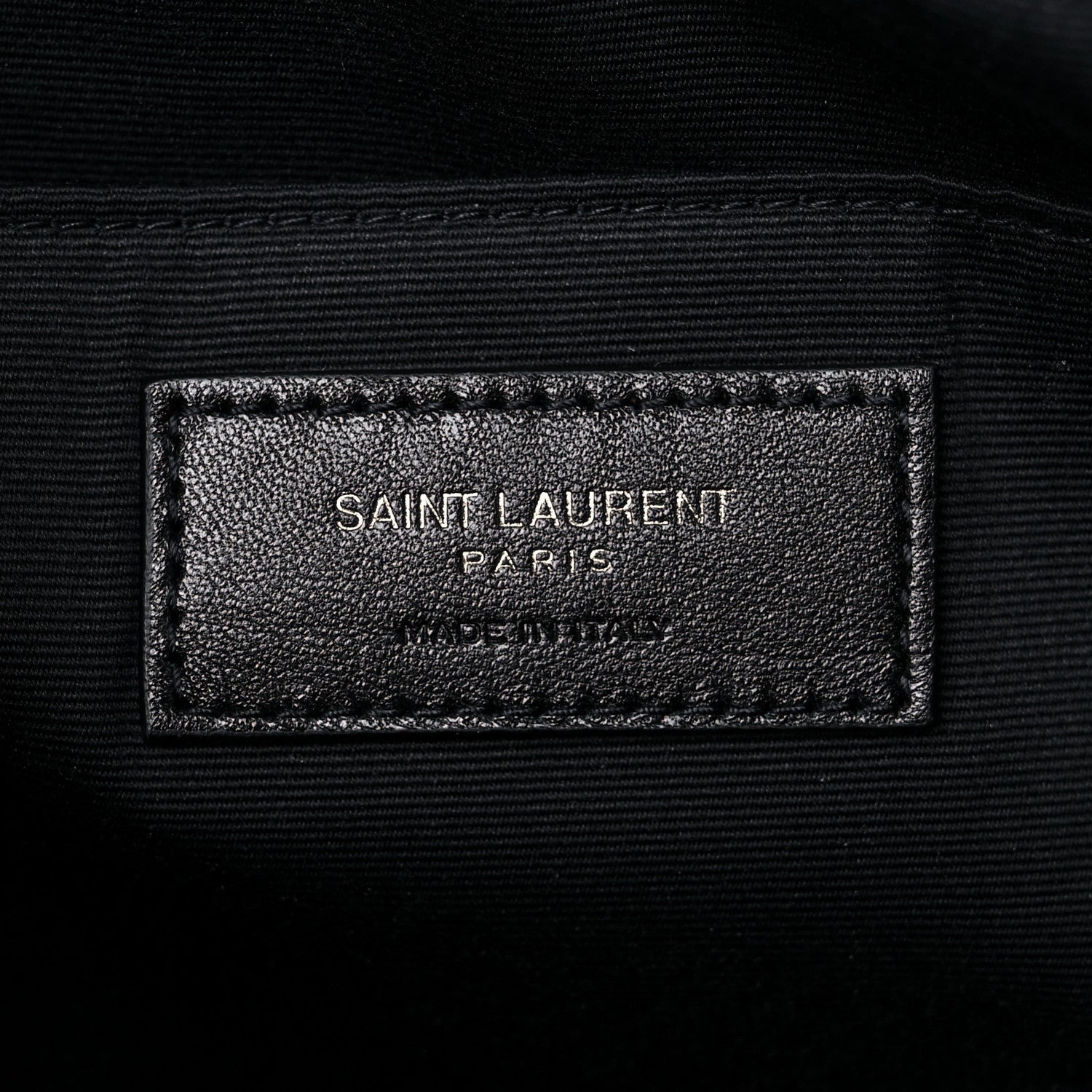 Saint Laurent Calfskin Matelasse Monogram Lou Camera Bag Black 6 of 9