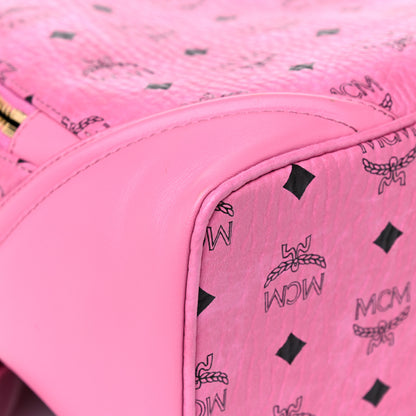 MCM Visetos Small Duke Backpack Pink 5 of 16