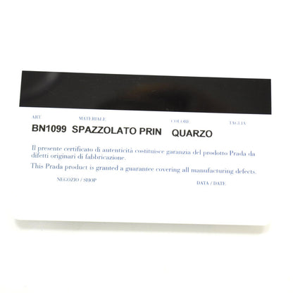 Prada Spazzolato Logo Print Framed Bag Quarzo 7 of 8