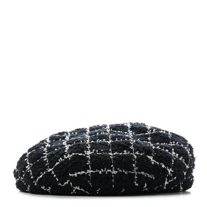 Chanel Cotton Tweed CC Beret L Black White 1 of 12