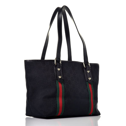 Gucci Monogram Medium Jolicoeur Tote Black 4 of 17