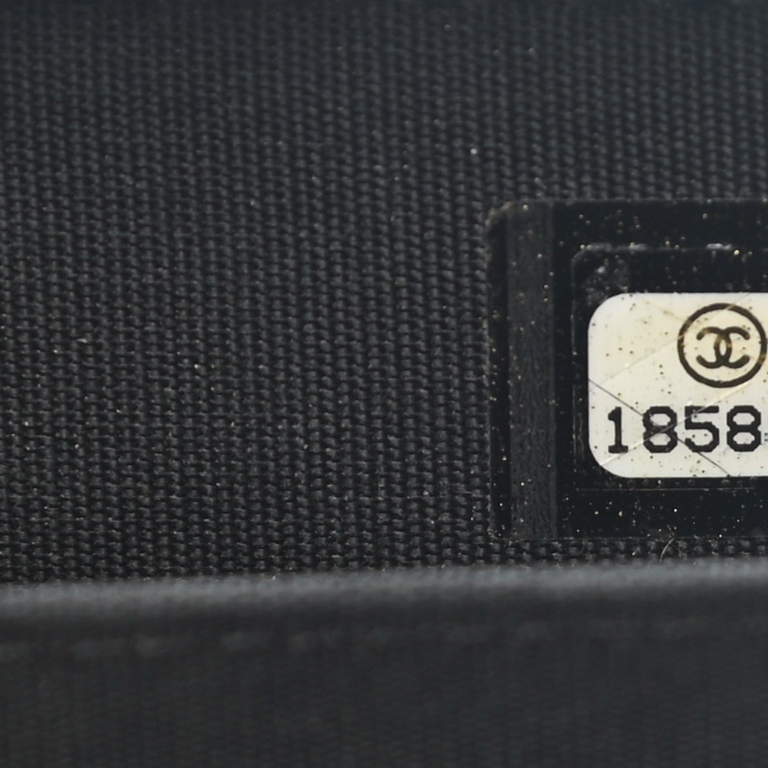 Chanel Lambskin Quilted Zip Around Boy Coin Purse Wallet Black 6 of 6