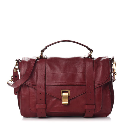 Proenza Schouler Lambskin Medium PS1 Satchel Chianti 1 of 16