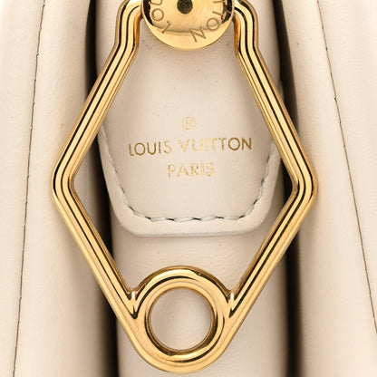 Louis Vuitton Lambskin Embossed Monogram Coussin PM Beige Cream 11 of 11