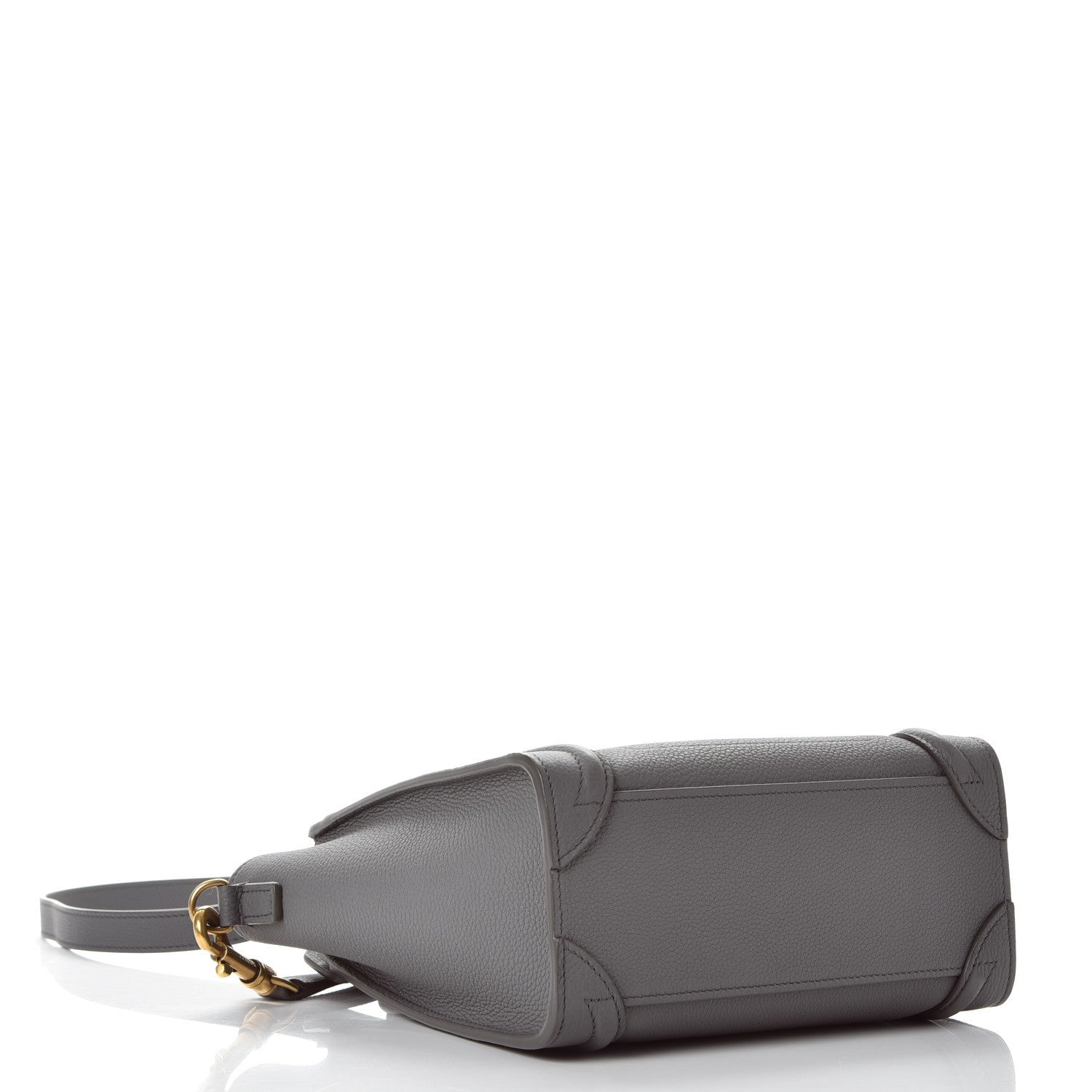 Celine Baby Grained Calfskin Nano Luggage Kohl 5 of 8