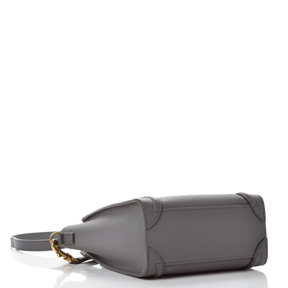 Celine Baby Grained Calfskin Nano Luggage Kohl 5 of 8