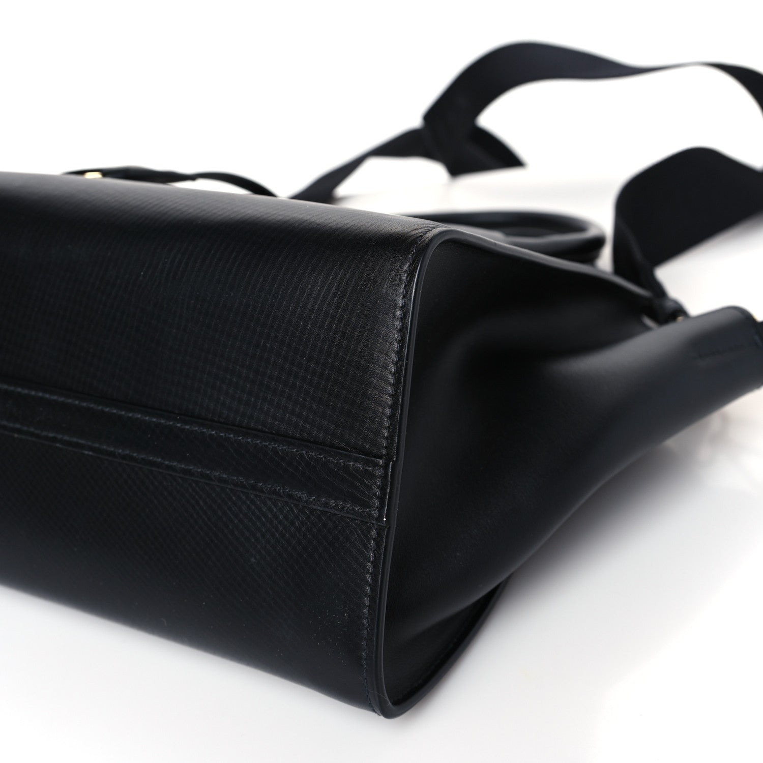 Prada Vitello Satchel Black 8 of 8