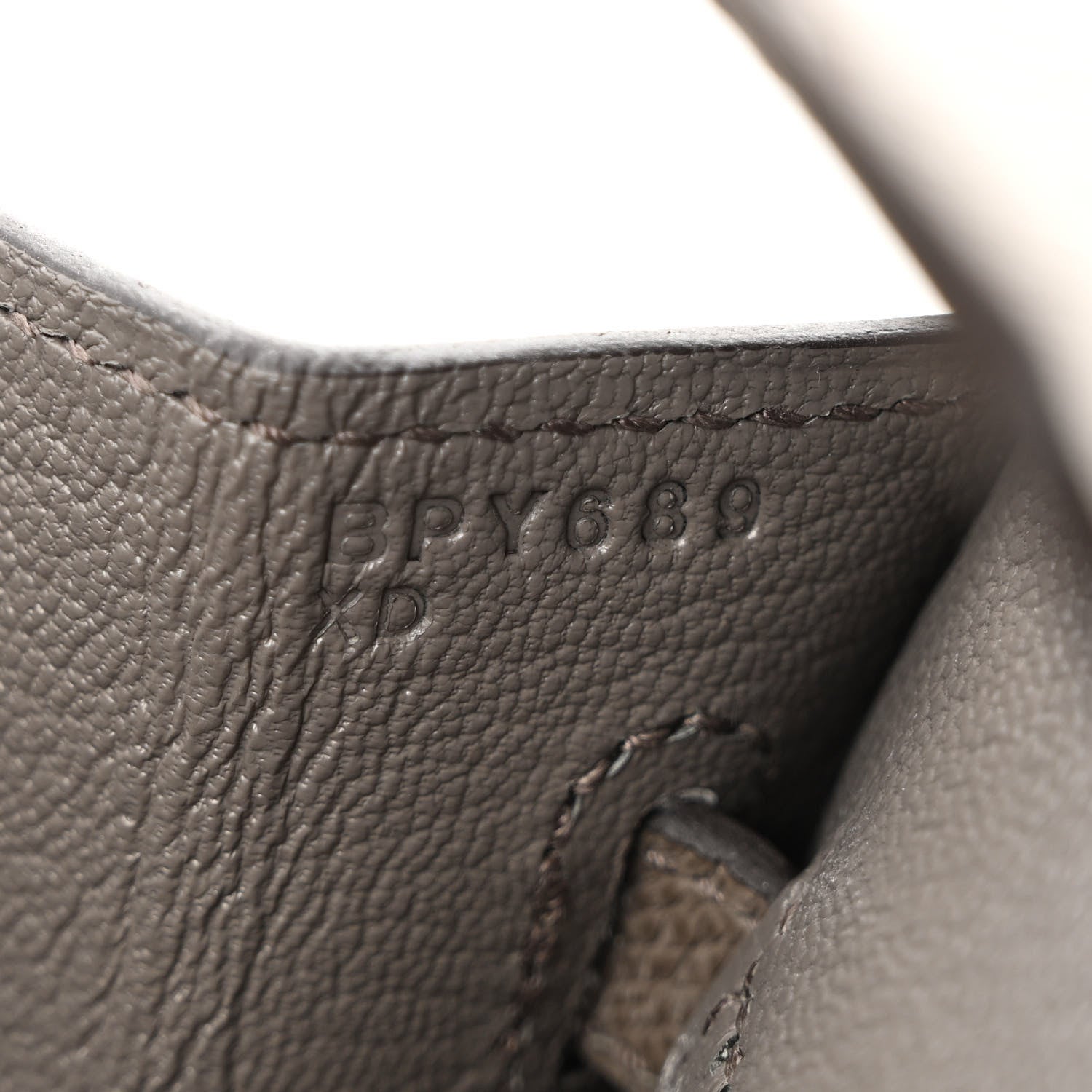 Hermes Epsom Birkin Sellier 25 Etain 7 of 11