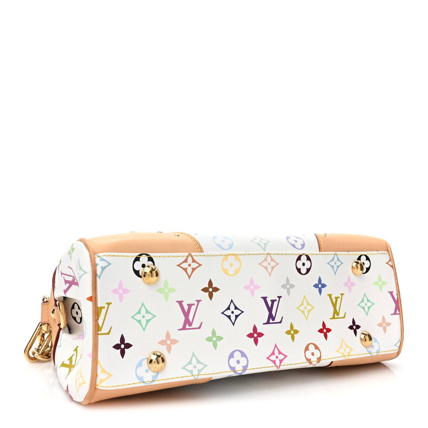 Louis Vuitton Monogram Multicolor Beverly MM White 4 of 12