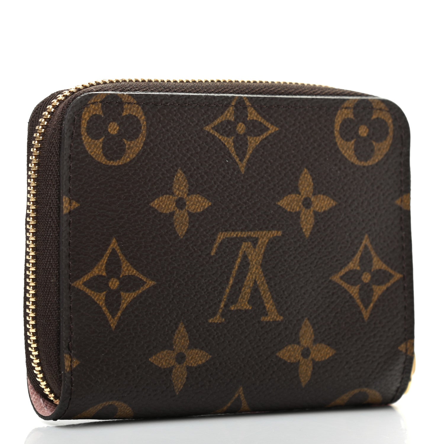 Louis Vuitton Monogram 2020 Christmas Animation Big Wheel Zippy Coin Purse Rose Ballerine 3 of 7