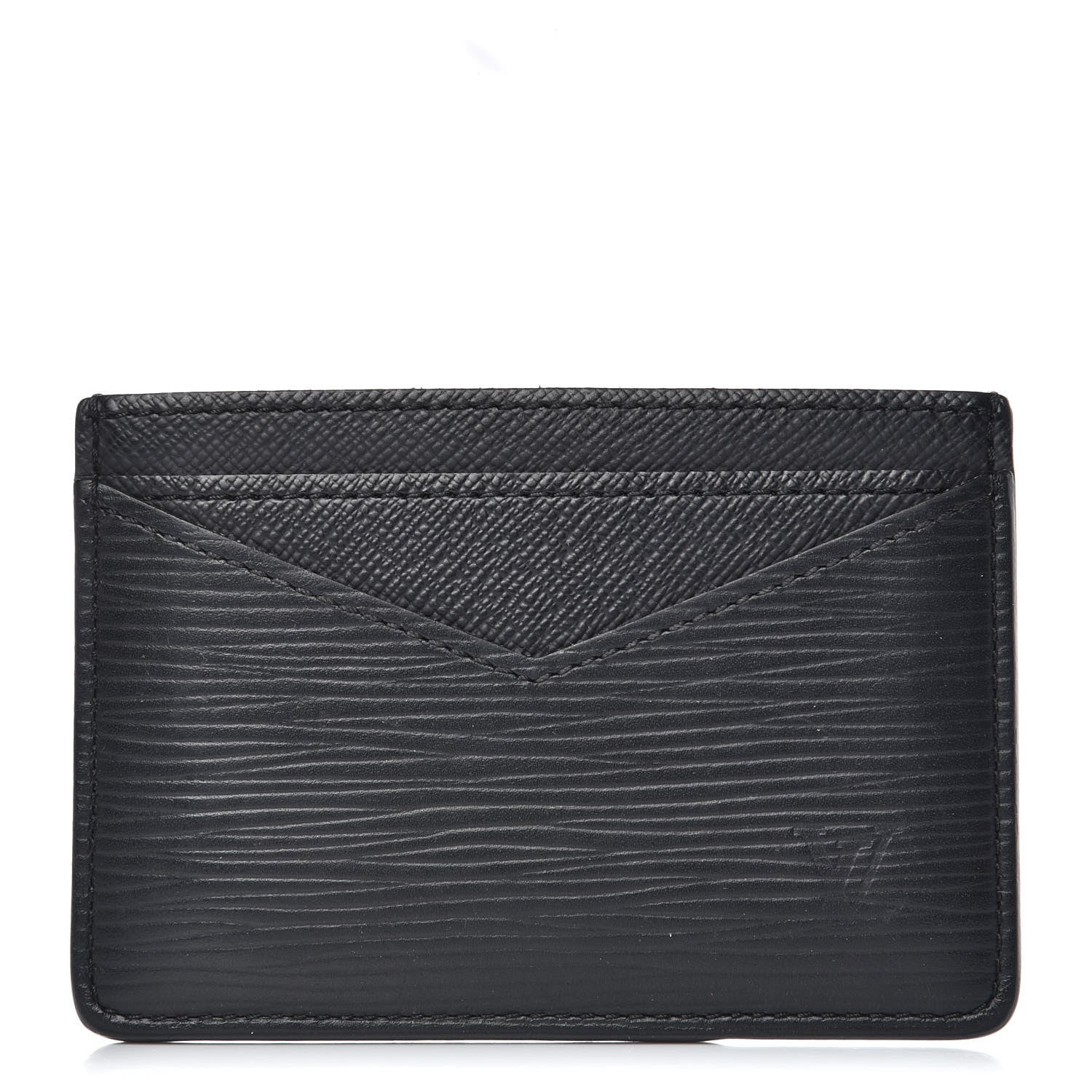 Louis Vuitton Epi Neo Porte-Cartes Card Holder Black 1 of 7