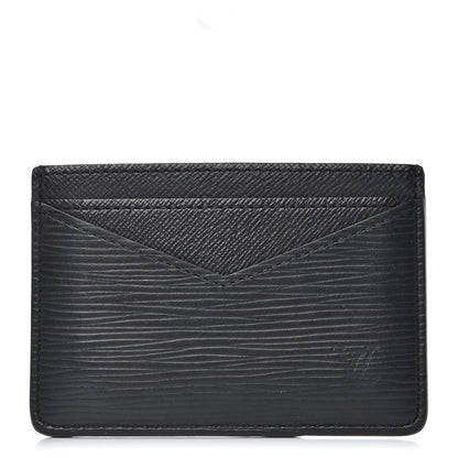 Louis Vuitton Epi Neo Porte-Cartes Card Holder Black 1 of 7