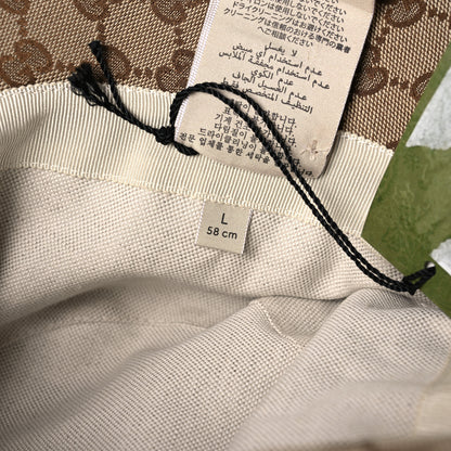 Gucci Monogram Wide Brim Hat L Beige 9 of 10