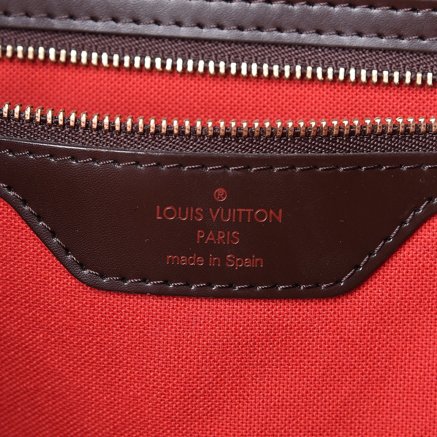 Louis Vuitton Damier Ebene Cabas Rivington 6 of 9
