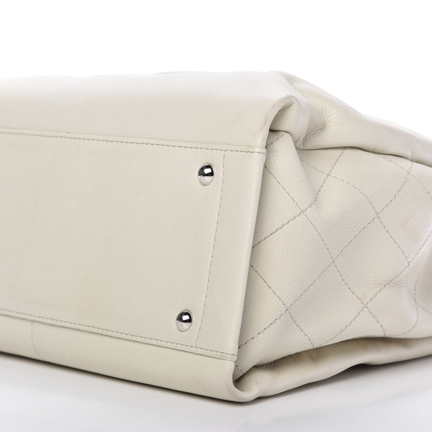 Chanel Caviar Executive Cerf Shopper Tote Beige 7 of 9