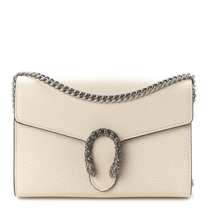 Gucci Dollar Calfskin Mini Dionysus Chain Wallet Mystic White 1 of 9