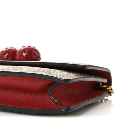 Gucci GG Supreme Monogram Mini Cherry Chain Bag 9 of 9