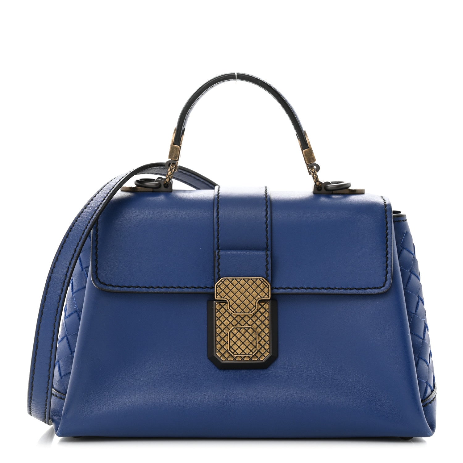 Bottega Veneta Nappa Mini Piazza Bag Sapphire 1 of 11