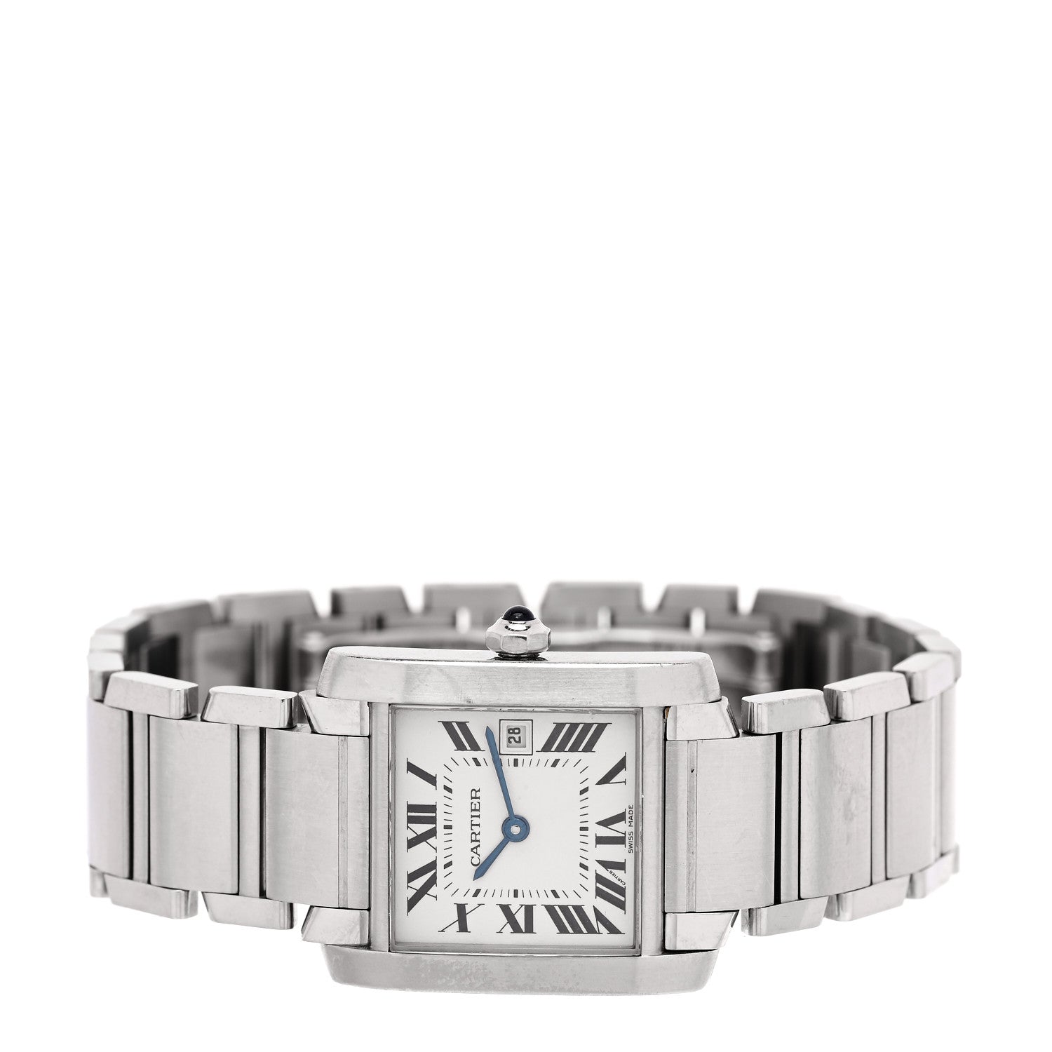 Cartier Stainless Steel 25mm Tank Francaise Quartz Watch 2 of 5