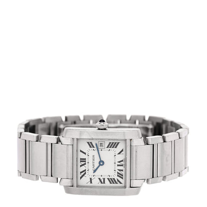 Cartier Stainless Steel 25mm Tank Francaise Quartz Watch 2 of 5