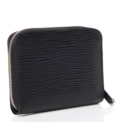 Louis Vuitton Epi Zippy Coin Purse Black 3 of 10